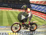 Toni Bou at the Camp Nou