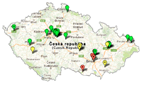 biketrialová mapa ČR